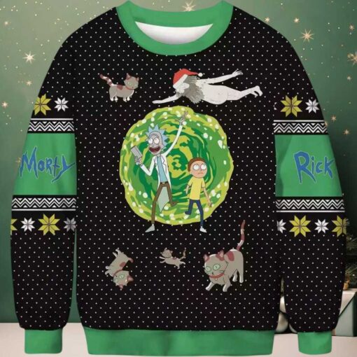 Rick And Morty Ugly Christmas Sweater