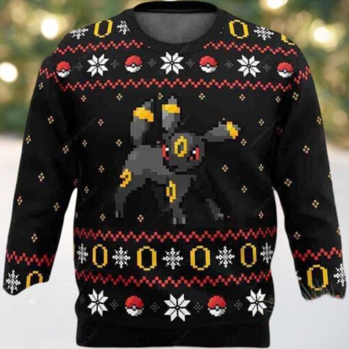 Ring Of Umbreon Pokemon Ugly Christmas Sweater