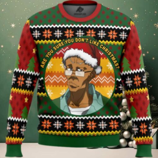 Robert Jebediah Freeman The Boondocks Ugly Christmas Sweater