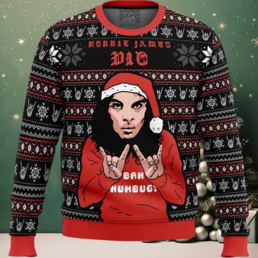 Ronnie James Dio Ugly Christmas Sweater