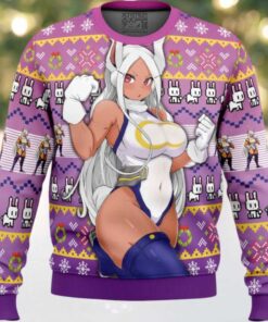 Rumi Usagiyama Mirko My Hero Academia Ugly Christmas Sweater