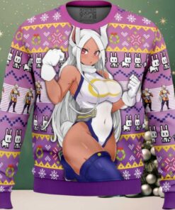 Rumi Usagiyama Mirko My Hero Academia Ugly Christmas Sweater