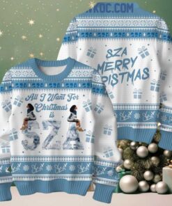 SZA All I Want For Christmas 2024 SZA Merry Pistmas Ugly Sweater