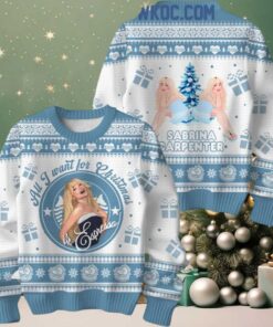 Sabrina Carpenter All I Want For Christmas Is Sabrina Ugly Sweater