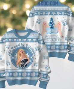 Sabrina Carpenter All I Want For Christmas Is Sabrina Ugly Sweater