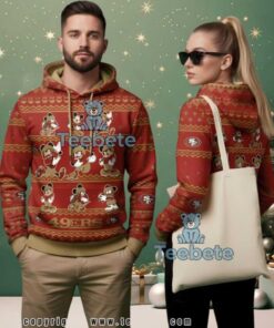 San Francisco 49Ers Mickey Mouse Disney Ugly Christmas 3D Hoodie