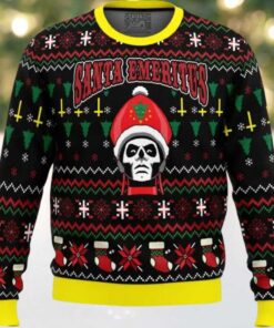 Santa Emeritus Papa Emeritus Ugly Christmas Sweater