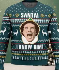 Santa I Know Him Elf Ugly Christmas Sweater