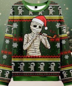 Santa Mummy Ugly Christmas Sweater Santa Mummy Ugly Christmas Sweater