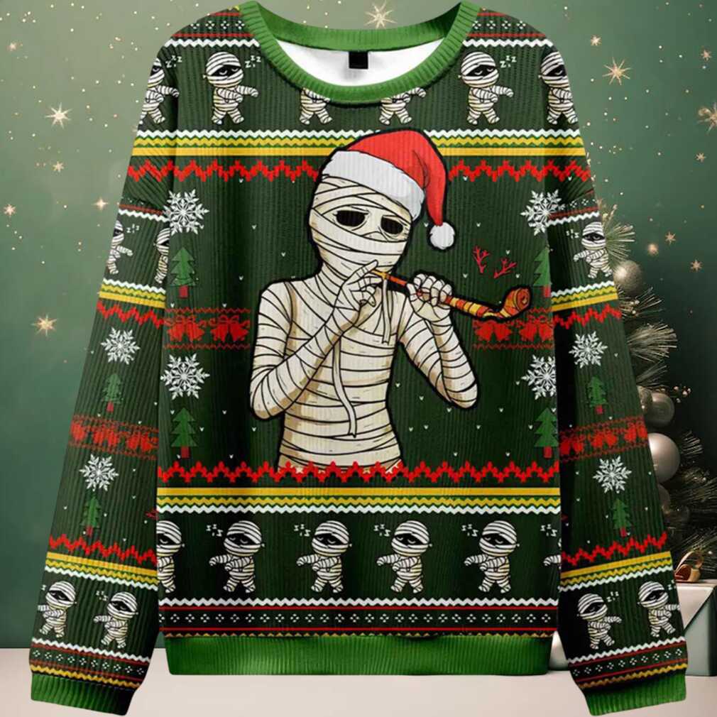 Santa Mummy Ugly Christmas Sweater Santa Mummy Ugly Christmas Sweater