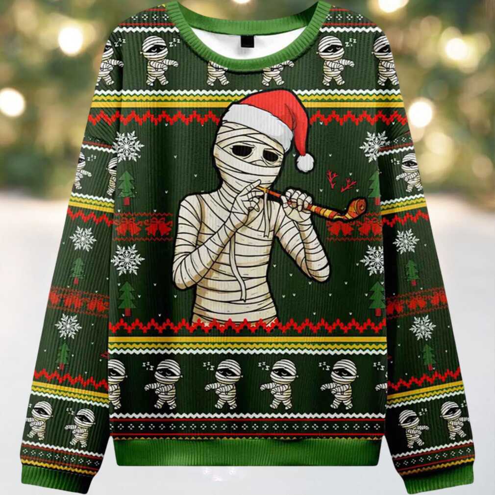 Santa Mummy Ugly Christmas Sweater Santa Mummy Ugly Christmas Sweater