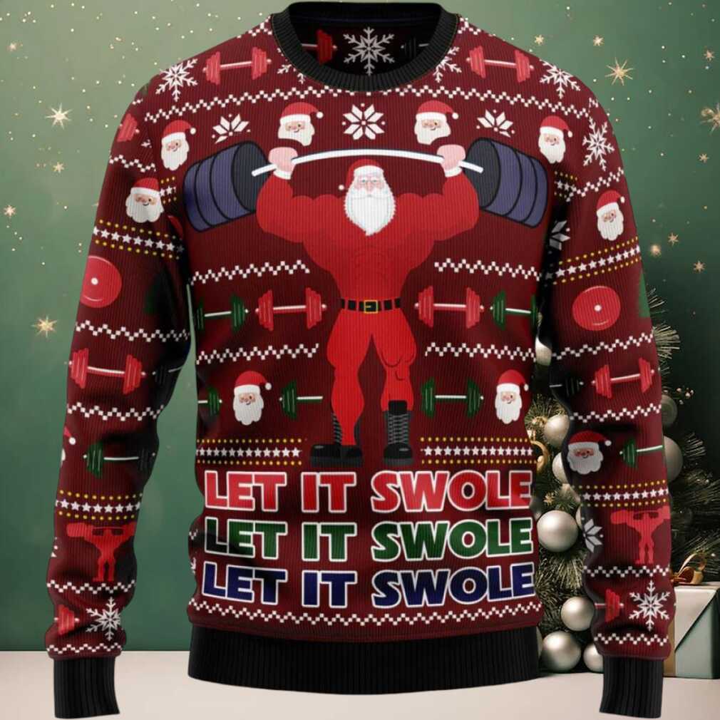 Santa Weightlifting Ugly Christmas Sweater For Men And Women Christmas Gift Christmas Winter Fashion 2793 Santa Weightlifting Ugly Christmas Sweater For Men And Women Christmas Gift Christmas Winter Fashion 2793