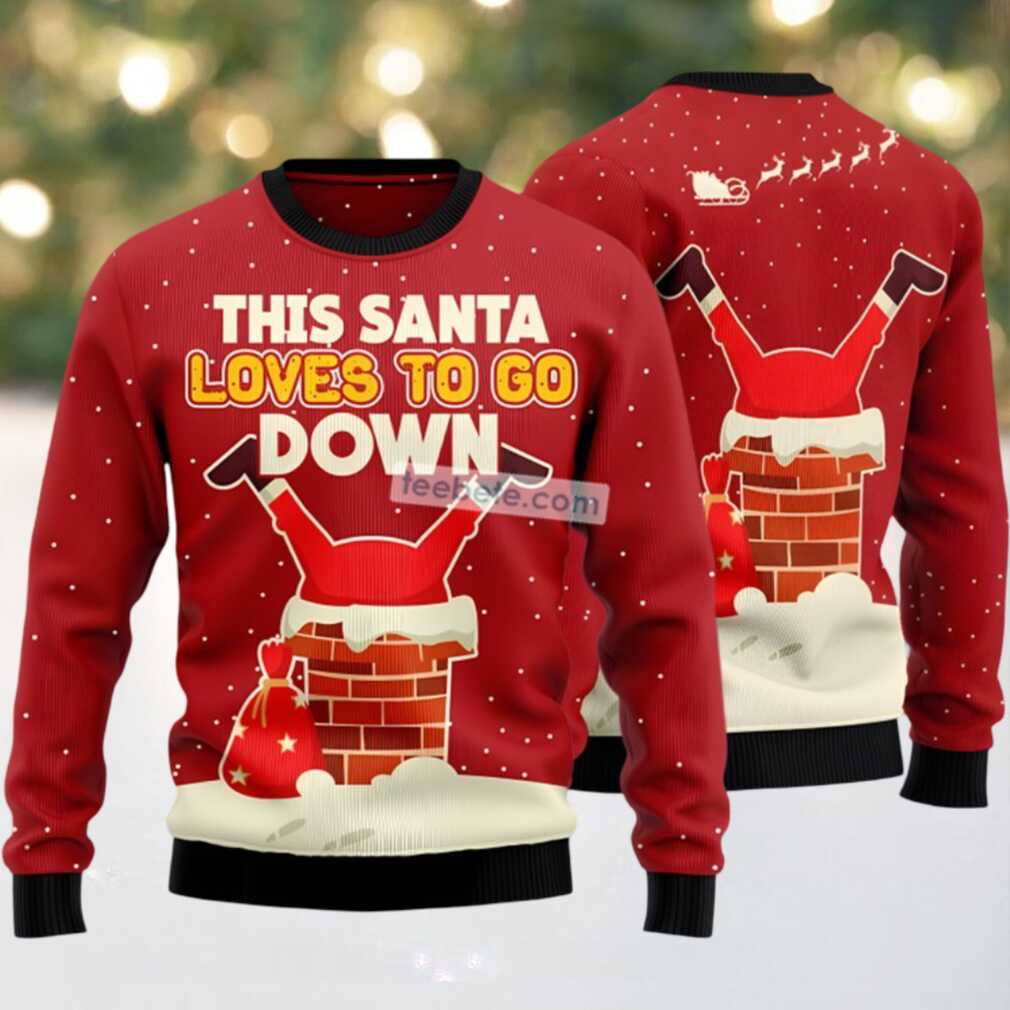 Satan Claus Stuck In Chimney Meme Ugly Christmas Sweater Red Big And Tall Satan Claus Stuck In Chimney Meme Ugly Christmas Sweater Red Big And Tall
