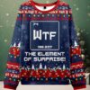 Jason Voorhees Slashing Through The Snow Ugly Christmas Sweater