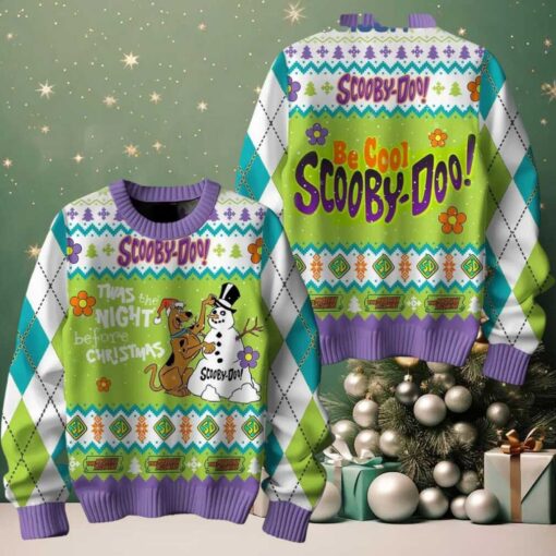 Scooby Doo Be Cool The Night Before Christmas 2024 Ugly Sweater