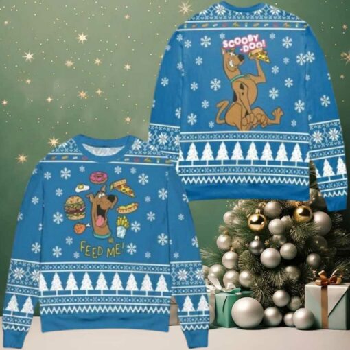 Scooby Doo Feed Me Ugly Sweater