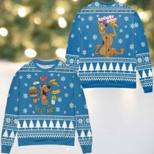 Scooby Doo Feed Me Ugly Sweater