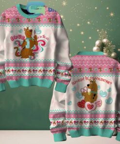 Scooby Doo Ruh Roh Be My Valentine Happy Holidays Ugly Sweater