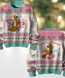 Scooby Doo Ruh Roh Be My Valentine Happy Holidays Ugly Sweater