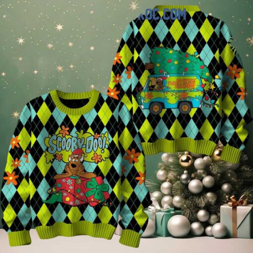 Scooby Doo The Mystery Machine Christmas Be Merry Ugly Sweater