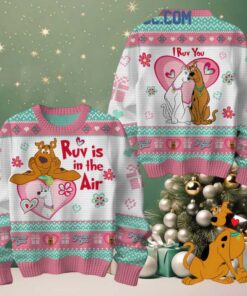 Scooby doo I Ruv You Love In The Air 2025 Ugly Sweater