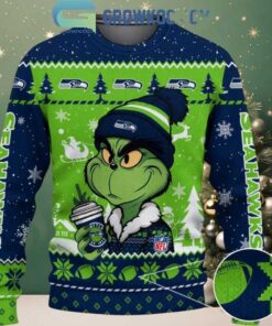 Seattle Seahawks Grinch Stolen Christmas 2025 Grinchmas Ugly Sweater Seattle Seahawks Grinch Stolen Christmas 2025 Grinchmas Ugly Sweater