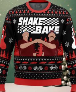 Shake And Bake Talladega Nights Ugly Christmas Sweater
