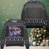 Cerveza Pacifico Clara Snowflake Reindeer Pattern Ugly Christmas Sweater Yellow