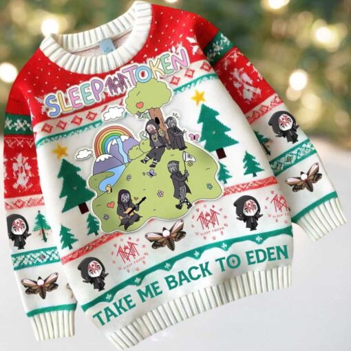 Sleep Token All I Want For Christmas Taking Me Back To Eden Ugly Sweater