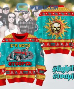 Slightly Stoopid I’m With Stoopid Be Merry Christmas Ugly Sweater