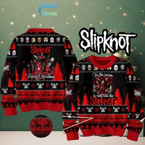 Slipknot Tis The Season To Rock With The Band Christmas 2024 Ugly Sweater