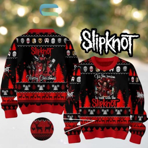 Slipknot Tis The Season To Rock With The Band Christmas 2024 Ugly Sweater
