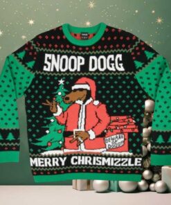 Snoop Dogg Merry Chrismizzle 2025 Ugly Christmas Sweater