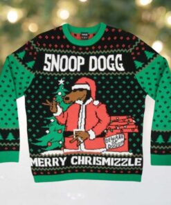 Snoop Dogg Merry Chrismizzle 2025 Ugly Christmas Sweater