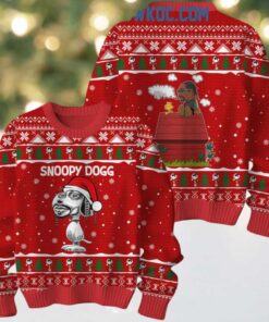 Snoop Dogg Snoopy Dog Be Merry Christmas Ugly Sweater