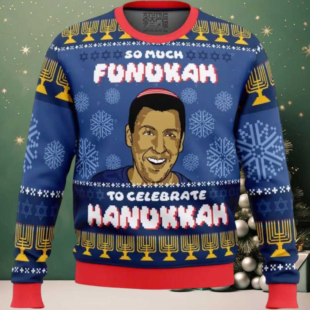 So Much Funukah Adam Sandler Ugly Christmas Sweater So Much Funukah Adam Sandler Ugly Christmas Sweater