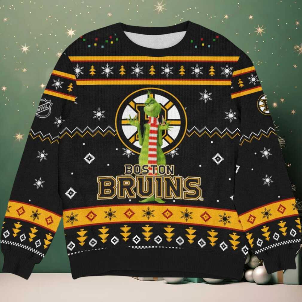 Special Release Boston Bruins NHL Ugly Sweater All Over Prints Christmas Season HONHL170924SW01BB, hoodie, sweater, long sleeve and tank top Special Release Boston Bruins NHL Ugly Sweater All Over Prints Christmas Season HONHL170924SW01BB detail view