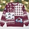 NHL Anaheim Ducks Personalized Name Christmas Design Ugly Sweater ST2301