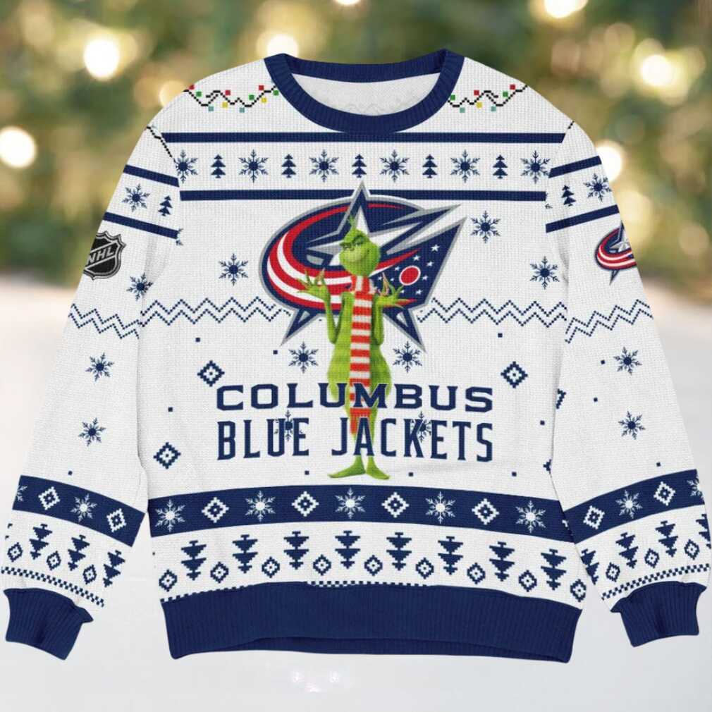 Special Release Columbus Blue Jackets NHL Ugly Sweater All Over Prints Christmass, hoodie, sweater, long sleeve and tank top Columbus Blue Jackets Ugly Christmas Sweater all over print