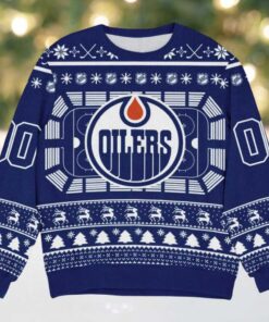 Special Release Edmonton Oilers NHL Ugly Sweater All Over Prints Christmas