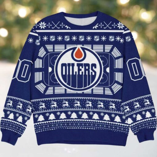 Special Release Edmonton Oilers NHL Ugly Sweater All Over Prints Christmas
