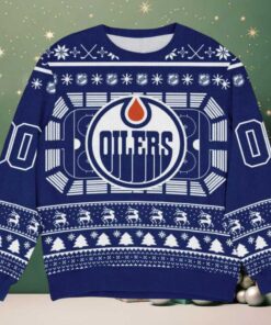Special Release Edmonton Oilers NHL Ugly Sweater All Over Prints Christmas
