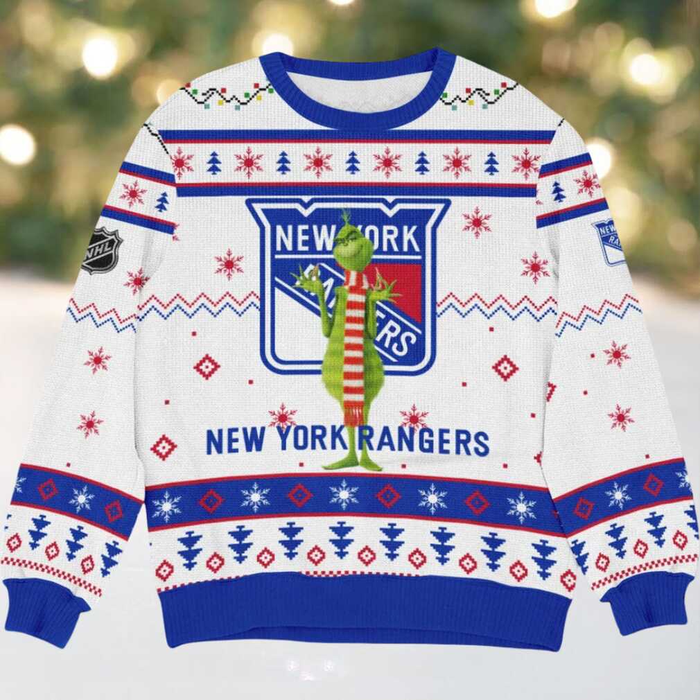 Special Release New York Rangers NHL Ugly Sweater All Over Prints Christmas Se, hoodie, sweater, long sleeve and tank top New York Rangers NHL Ugly Christmas Sweater Front