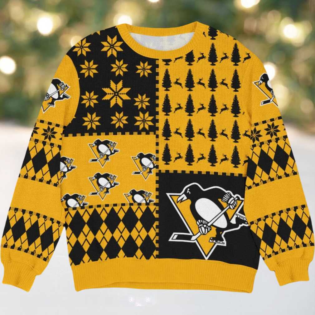 Special Release Pittsburgh Penguins NHL Ugly Sweater All Over Prints Christmas Season HONHL180924SW15, hoodie, sweater, long sleeve and tank top Pittsburgh Penguins Ugly Christmas Sweater Front