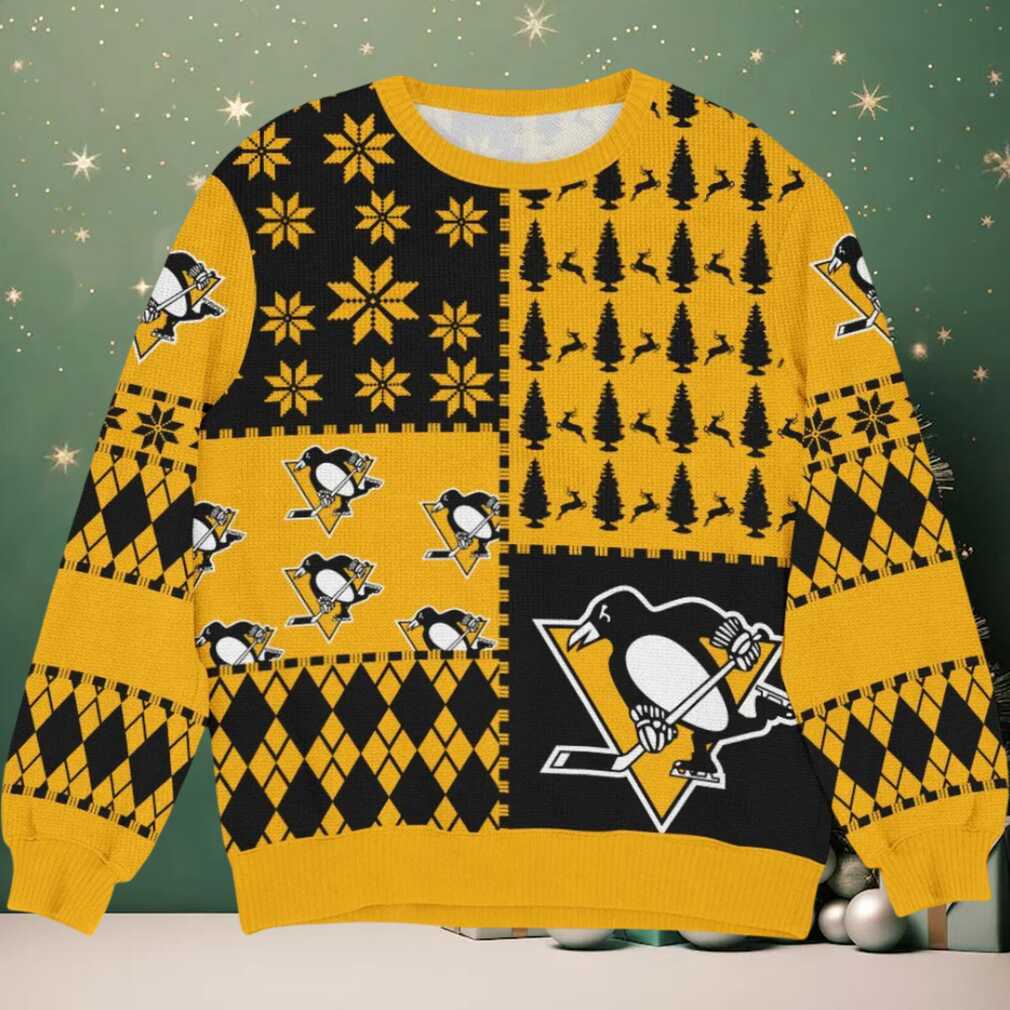 Special Release Pittsburgh Penguins NHL Ugly Sweater All Over Prints Christmas Season HONHL180924SW15, hoodie, sweater, long sleeve and tank top Pittsburgh Penguins Ugly Christmas Sweater Back