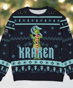 Special Release Seattle Kraken NHL Ugly Sweater All Over Prints Christmas S