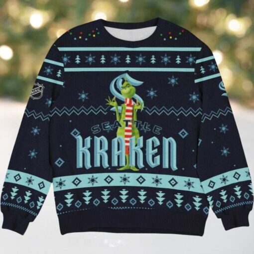 Special Release Seattle Kraken NHL Ugly Sweater All Over Prints Christmas S