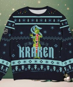 Special Release Seattle Kraken NHL Ugly Sweater All Over Prints Christmas S