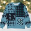 NHL Chicago Blackhawks Personalized Name Christmas Design Ugly Sweater ST2301