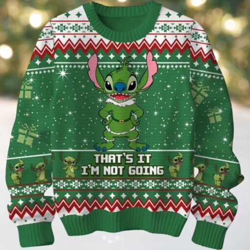 Stitch Merry Christmas That’s It I’m Not Going Ugly Sweater